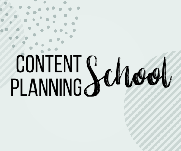 content planning school afbeelding homepage Socially Sanne