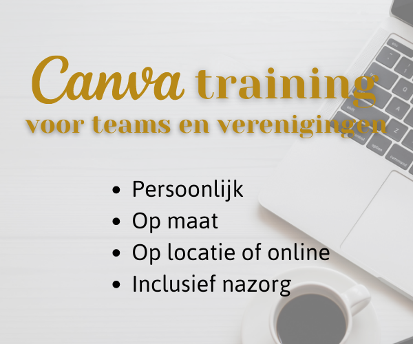 Canva training voor teams en verenigingen
