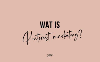 Wat is Pinterest marketing?