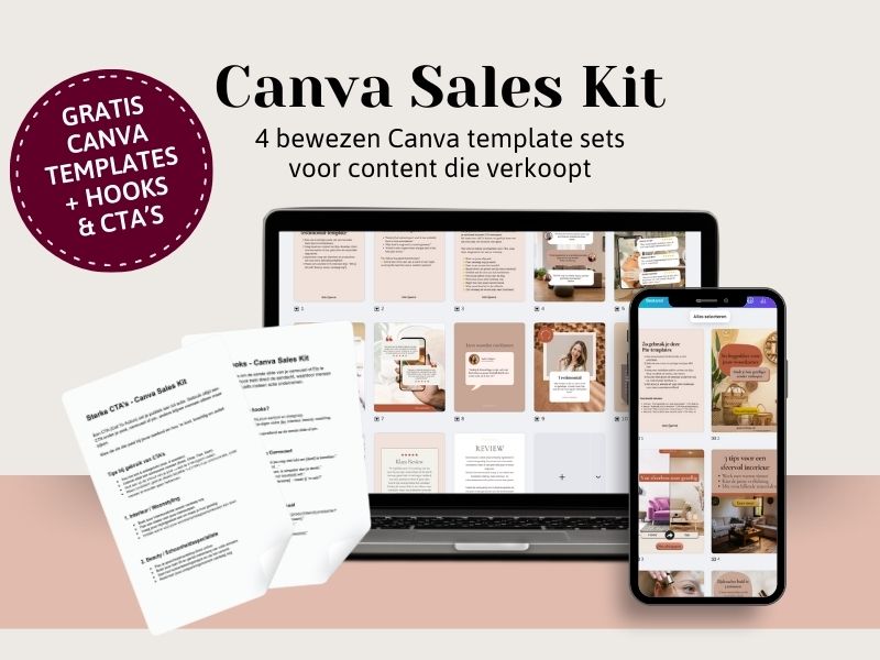 Canva Sales Kit mockup Canva Sales Kit